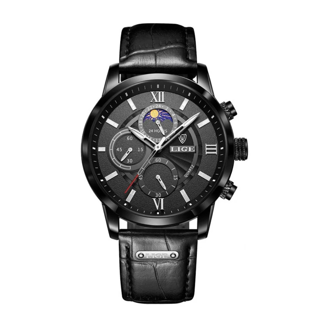 Montre pour hommes  – Anti-rayure, Durable et Confortable | Azure - Lige Québec™