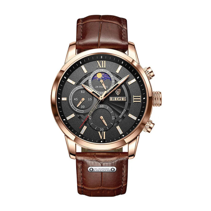 Montre pour hommes  – Anti-rayure, Durable et Confortable | Azure - Lige Québec™